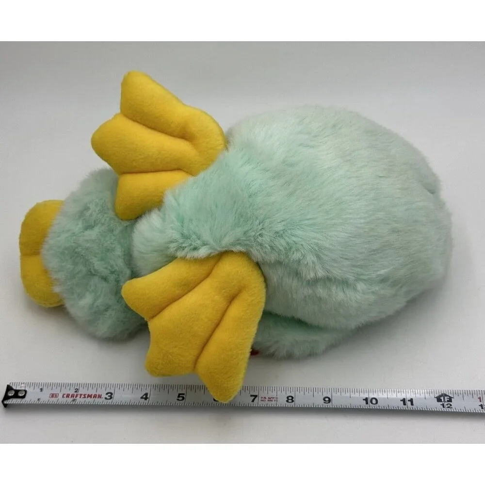 Vtg Commonwealth Duck Platypus Stuffed Animal Plush Polka Dot Bow Green RARE '93